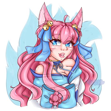 Spirit Blossom Ahri Fanart! : r/AhriMains