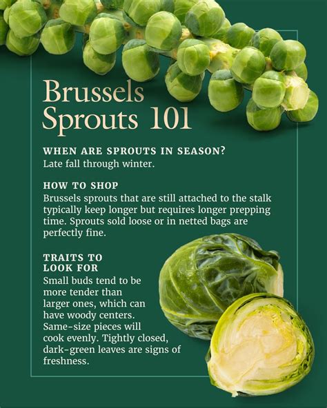 Although they are available for most of the year, brussels sprouts ...