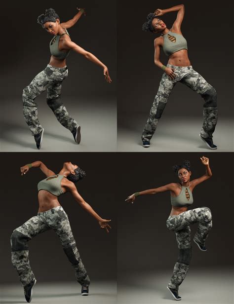 Download DAZ Studio 3 for FREE!: DAZ 3D - Capsces Hip Hop Poses and Expressions for Genesis 3 Female