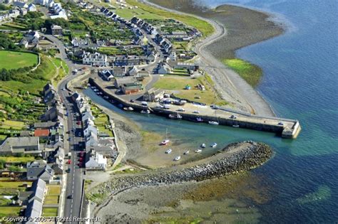 Port William Harbour in Port William, Scotland, United Kingdom