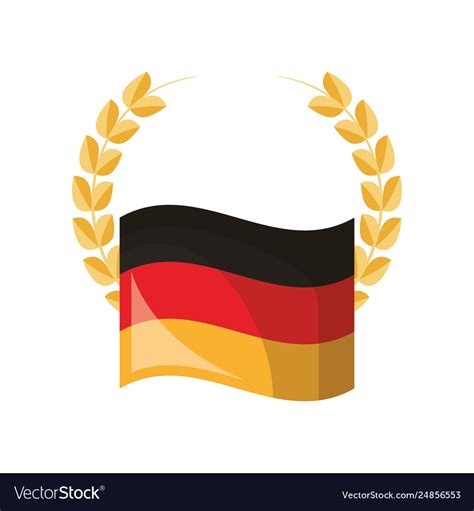 German flag design Royalty Free Vector Image - VectorStock