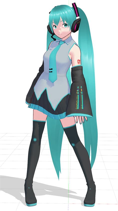 Hatsune Miku MMD MODEL DL by YinP on DeviantArt