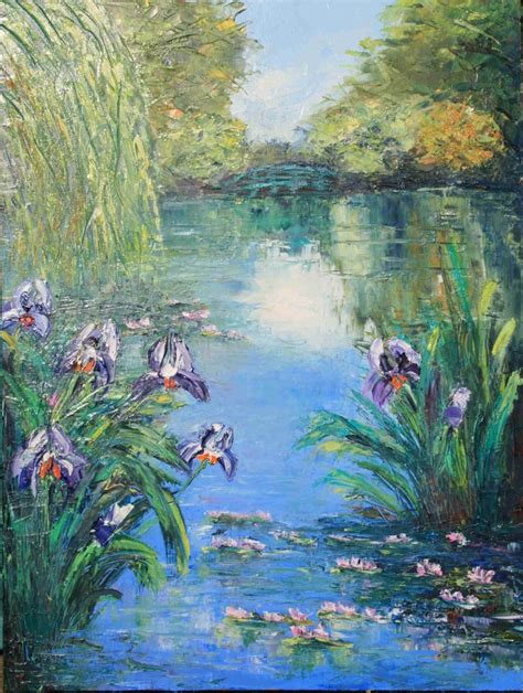 Claude Monet - Irises | Artist monet, Impressionist paintings, Monet ...