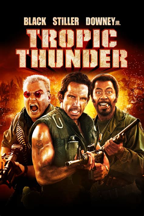 Tropic Thunder (2008) - Posters — The Movie Database (TMDB)