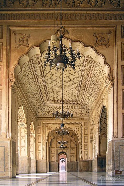 Badshahi Masjid - Interior by Mustafa Pracha | Mughal architecture ...