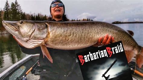 BARBARIAN BRAID full review! BEST new musky fishing line in years!!! - POBSE