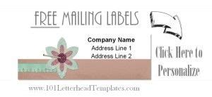 Free Mailing Labels