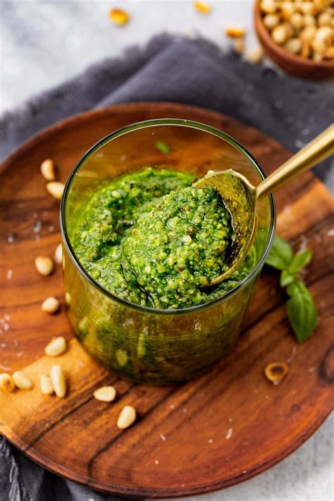 Classic Basil Pesto Sauce Recipe | Oh Sweet Basil