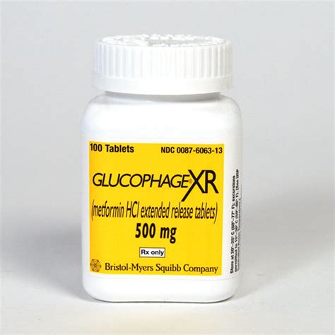 Glucophage® XR, (Metformin Hydrochloride Extended-Release Tablets ...