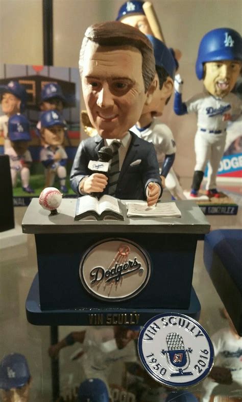 Vin scully talking desk bobblehead. One of my favorites in my ...