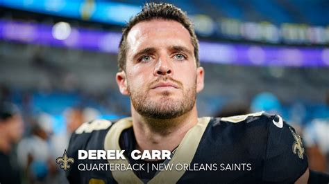 Saints QB Derek Carr - Latest News, Highlights, Interviews, & Stats