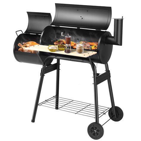 Topbuy BBQ Grill Charcoal Barbecue Meat Smoker Backyard Camping - Walmart.com