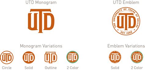 UTD's new monogram & emblem : r/utdallas