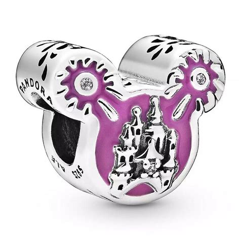 Disney Parks Pandora 2020 Mickey Mouse Icon Castle Pink 925 Charm ...