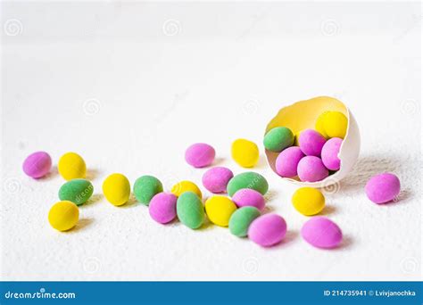 Close Up of a Pile of Colorful Chocolate Coated Candy Stock Image - Image of confectionery ...