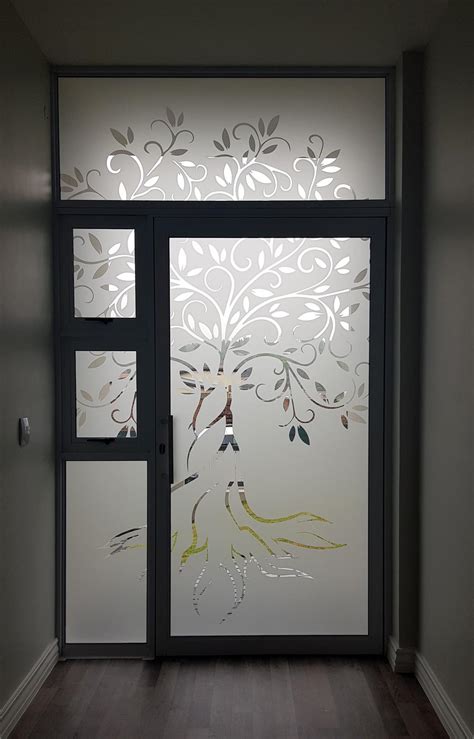 Decorative Frosted Vinyl – Glass Guards