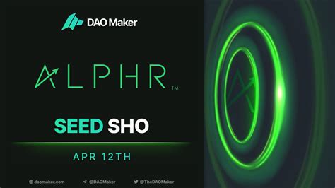 DAO Maker on Twitter: "Seed SHO — https://t.co/mxPvyJVQq4 Alphr is a decentralized social ...