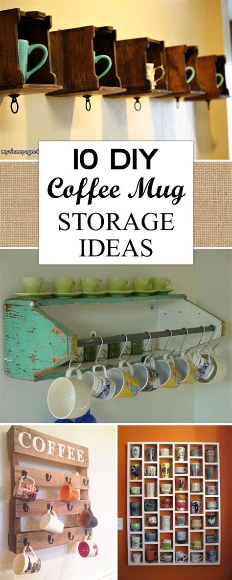 10 Creative DIY Coffee Mug Storage Ideas