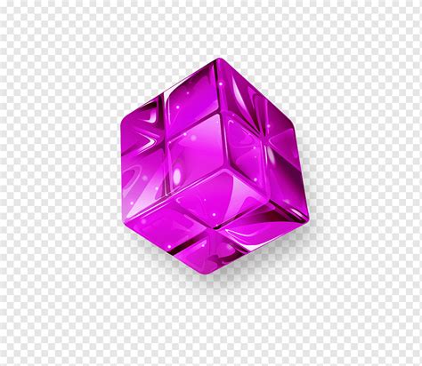 Rubiks Cube Icon, Rubik's Cube, purple, violet, triangle png | PNGWing