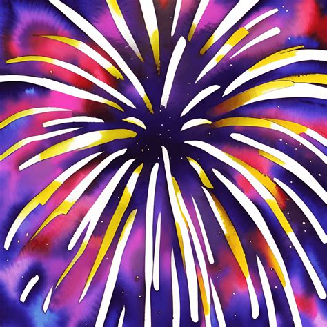 Purple Fireworks Background · Creative Fabrica