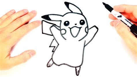 How to draw a Pikachu for Kids | Pikachu Easy Draw Tutorial - YouTube