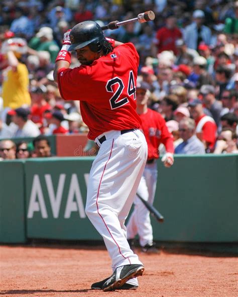 Manny Ramirez Boston Red Sox Editorial Stock Image - Image of enhancing ...