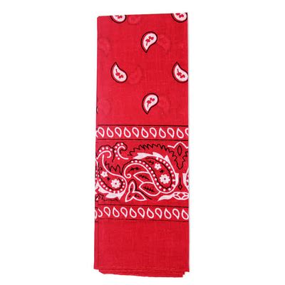 Paisley Bandana - Red - Online Costume Shop - Australia