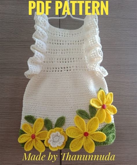 Crochet Baby Dress Pattern ,summer Dress Pattern , Summer Dress Pattern ...