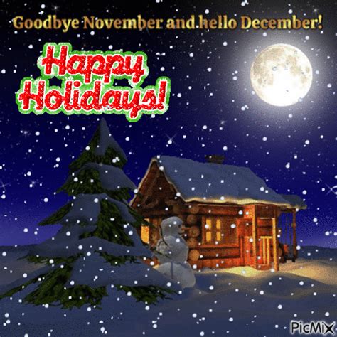 Happy Holidays! Goodbye November And Hello December Pictures, Photos, and Images for Facebook ...