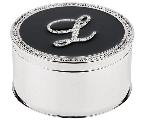 Safekeeper Crystal Initial Jewelry Box by Lori Greiner - QVC.com ...