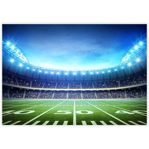 Buy Allenjoy 7X5ft Football Field Backdrop Newborn Children Photography Props Auditorium Light ...