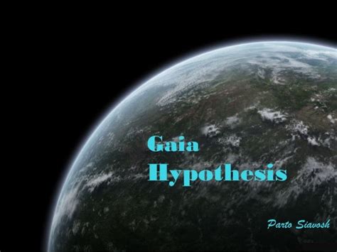 Gaia hypothesis