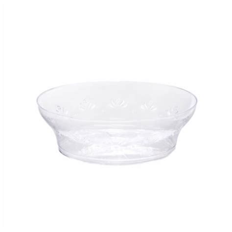 Clear Floral Round Disposable Plastic Soup Bowls - 10 Ounce (240 Bowls ...