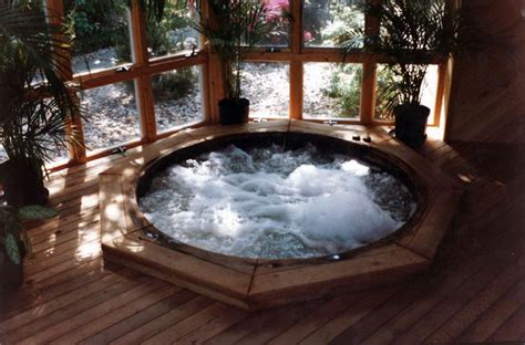 28 best indoor hot tubs images on Pinterest | Indoor hot tubs, Bathroom ...