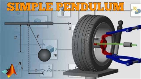 simple pendulum simulation in simscape multibody MATLAB - YouTube