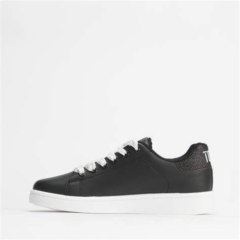 Ladies Black/White Bree Lace Up Pu sneaker Tomy Takkies | South Africa | Zando