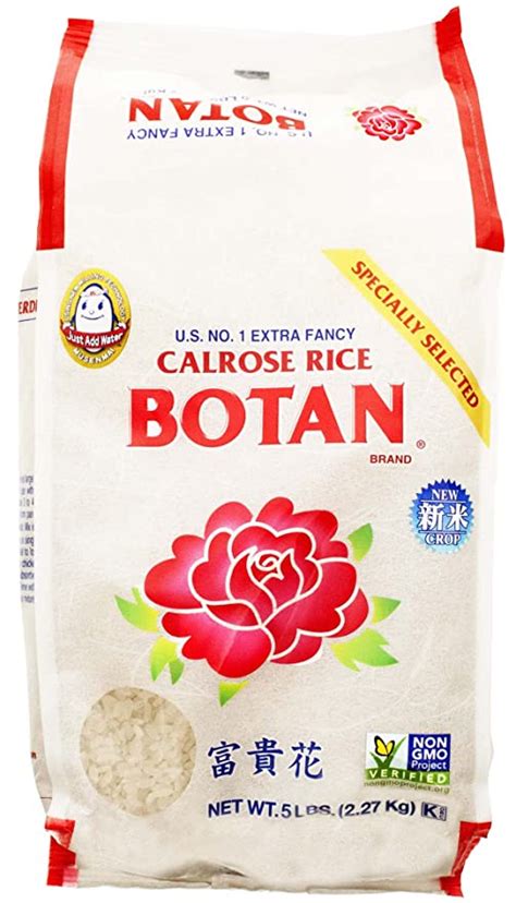 Amazon.com : Botan Musenmai Calrose Rice, 5 Pound : Grocery & Gourmet Food Gourmet Recipes ...