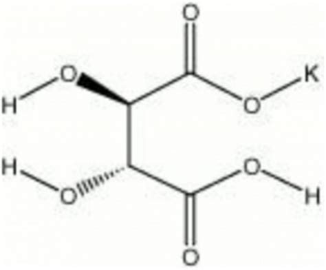 Potassium bitartrate - CAMEO