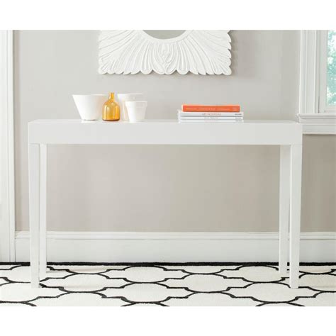 Safavieh Kayson White Console Table-FOX4204A - The Home Depot