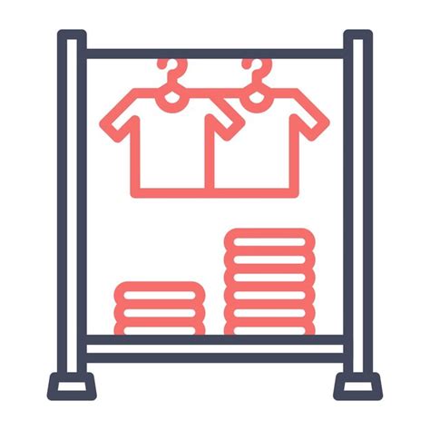 Premium Vector | Clothes rack vector illustration style