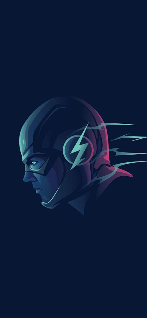 1125x2436 flash, dc comics, minimal, art, iphone x 1125x2436 ...