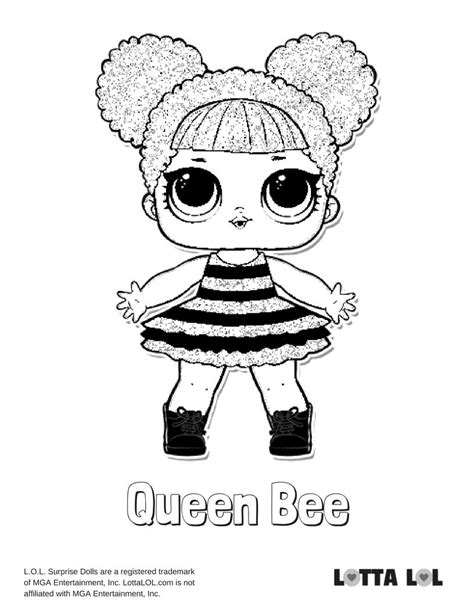 Queen Bee Coloring Page - Fun DIY Project for Kids