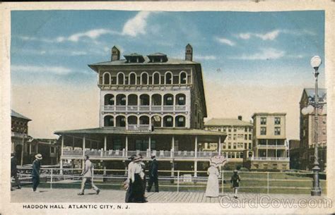 Haddon Hall Atlantic City, NJ Postcard