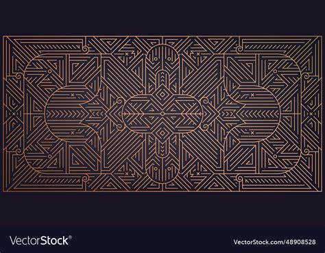 Abstract golden background art deco Royalty Free Vector