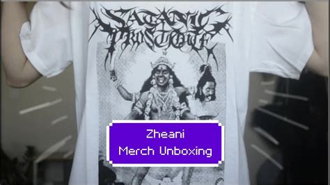 Zheani Merch Unboxing - YouTube