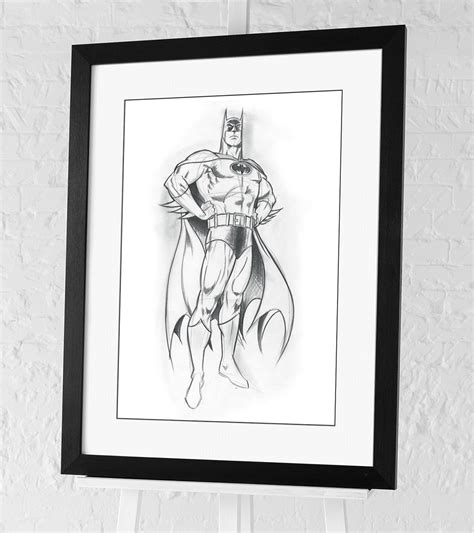 Batman (Hero) Pre-Framed Art Print | The Art Group