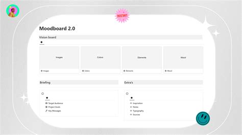 Moodboard 2.0 - Productivity Template