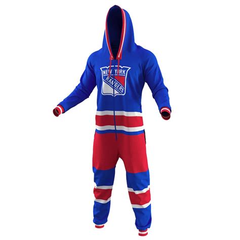 New York Rangers Royal Blue Hockey Jersey Pajamas