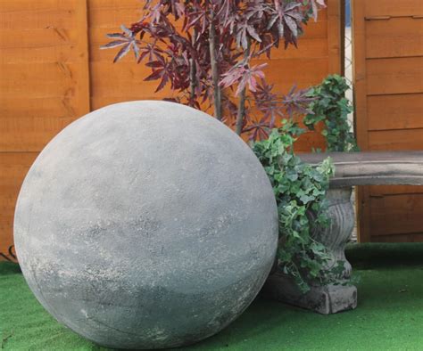 Large Ball Sphere - Stone Garden Ornaments & Garden Statues in UK