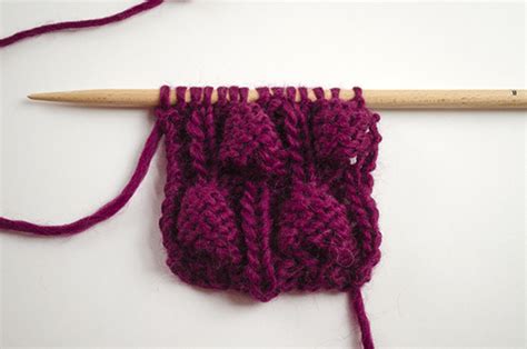 How to knit the Popcorn Stitch